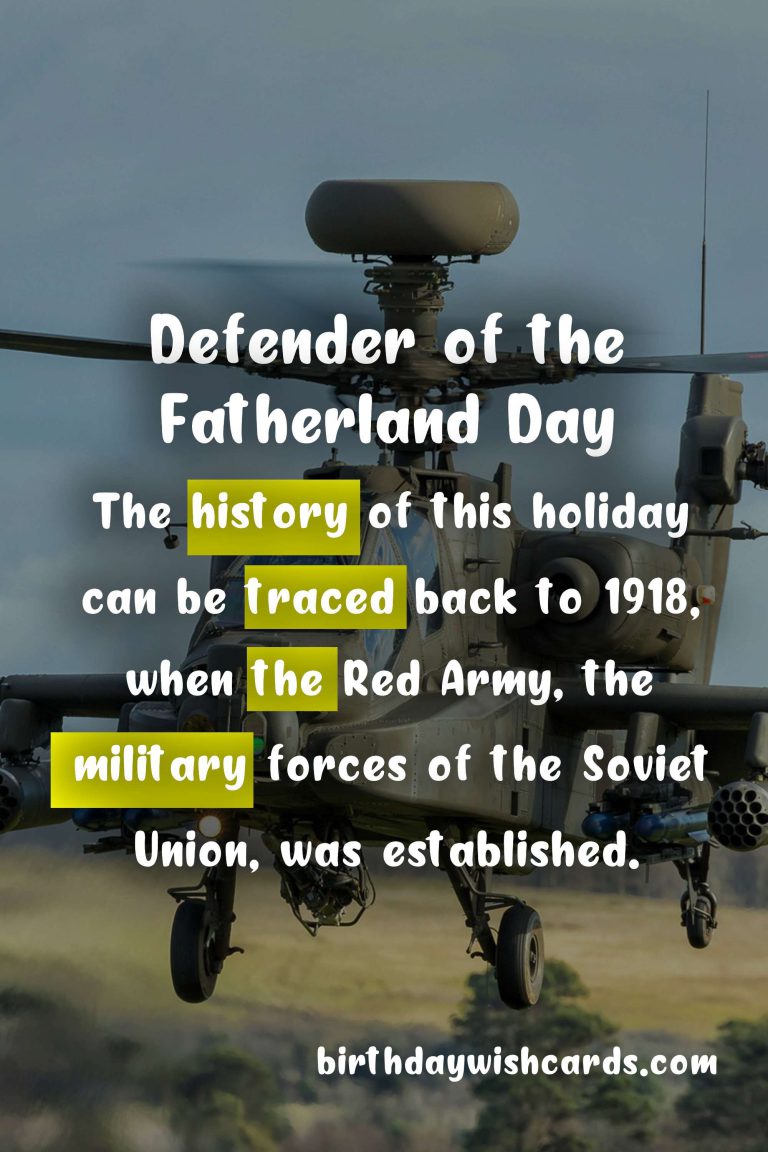 February 23 – Defender of the Fatherland Day