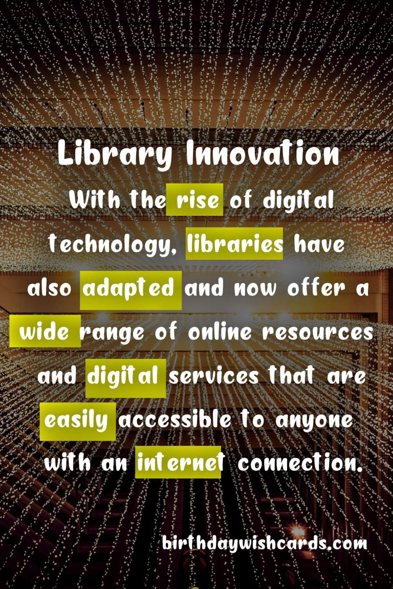 May 21 – Day of Libraries