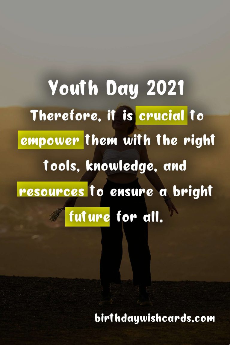 Celebrating Youth Day – September 28: Empowering the Next Generation