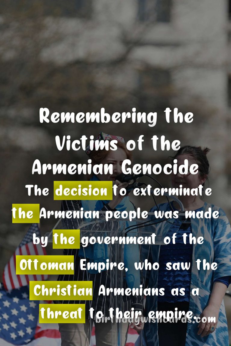 Armenian Genocide Remembrance Day: Coming Together to Remember and Honor the Victims