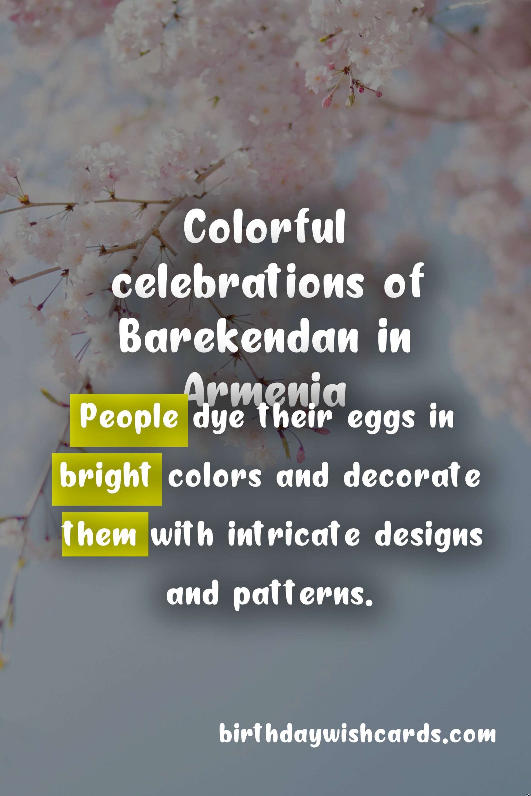 Birthday Wish Cards | Celebrate Barekendan: The Annual Festivity of February/March