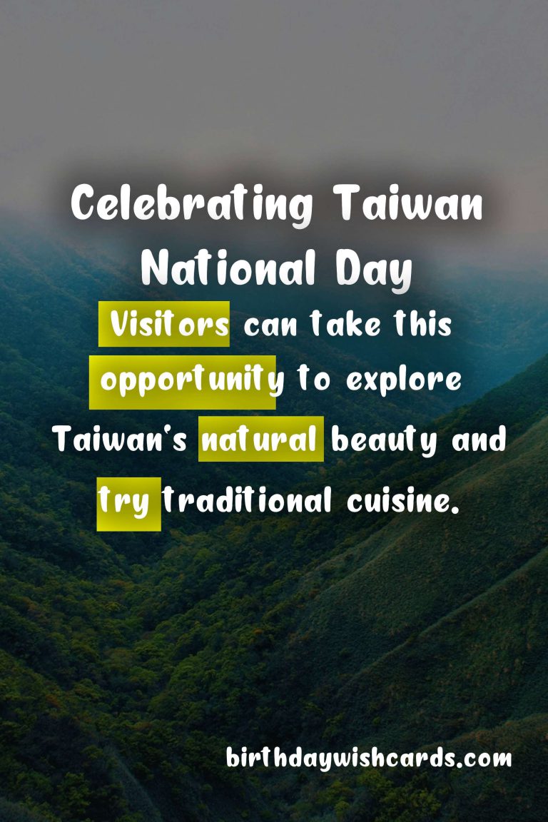 Celebrating Taiwan National Day on October 10