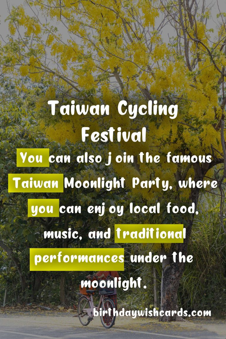 Experience Taiwan in a Different Way: Taiwan Cycling Festival (October/November)