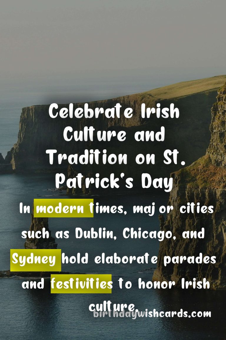Celebrate Irish Culture and Tradition on St. Patrick’s Day