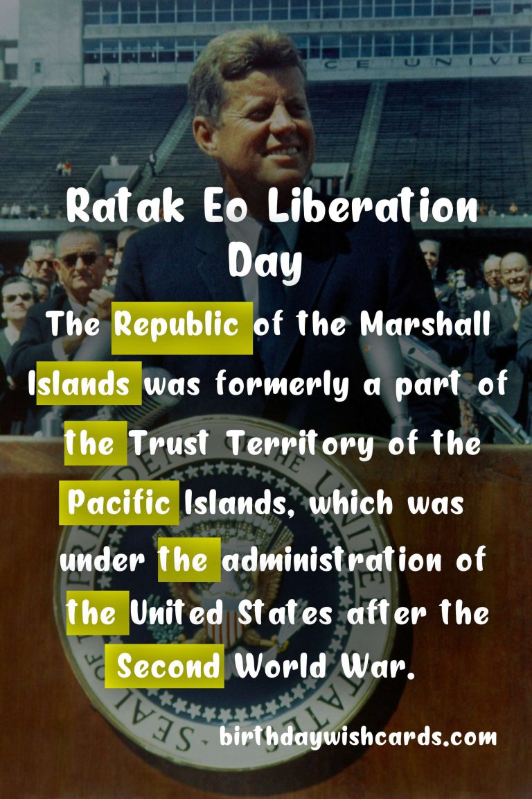 February 2 – Ratak Eo Liberation Day
