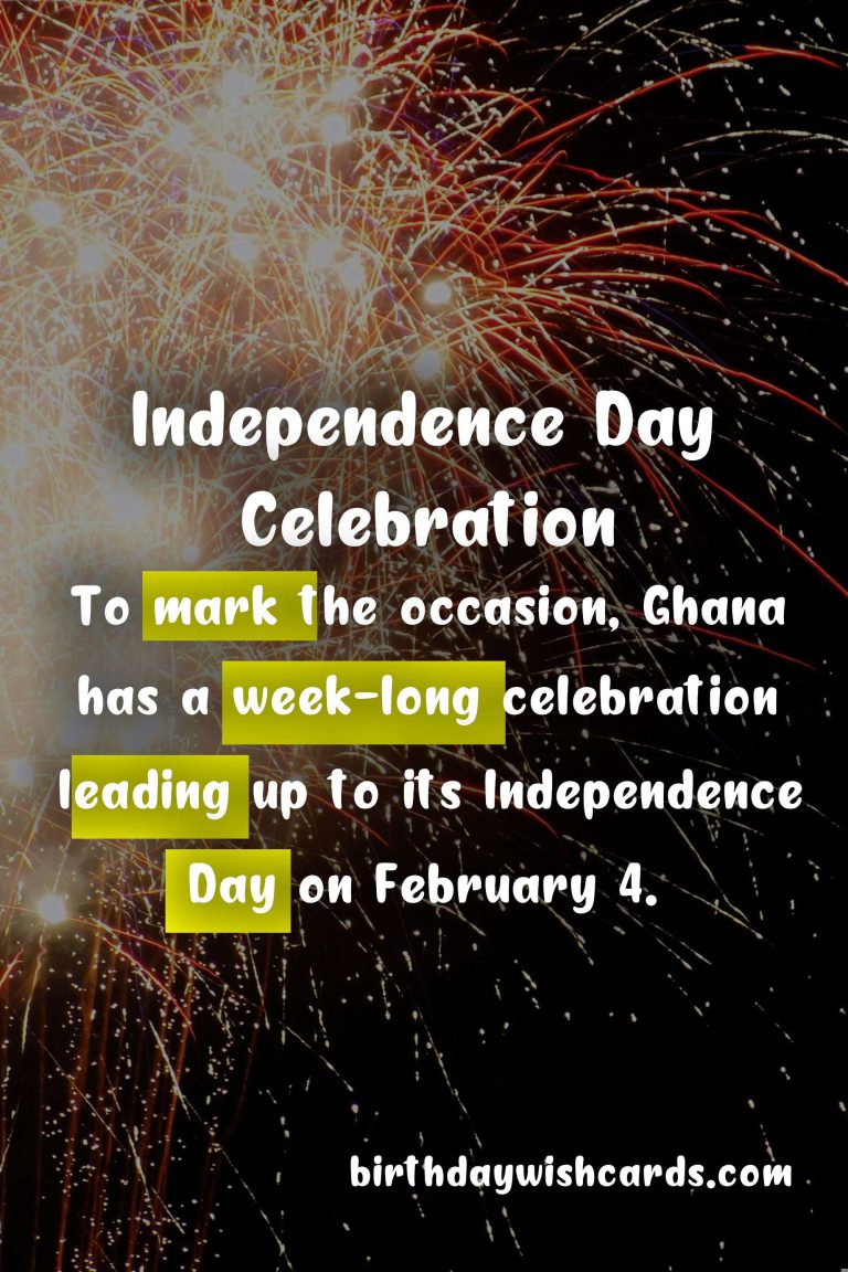 February 4 – Independence Day