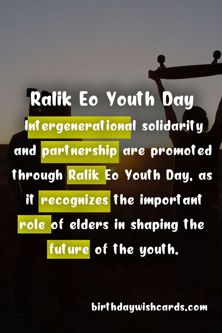 August 5 – Ralik Eo Youth Day: Celebrating the Future Leaders of Pacific Nations