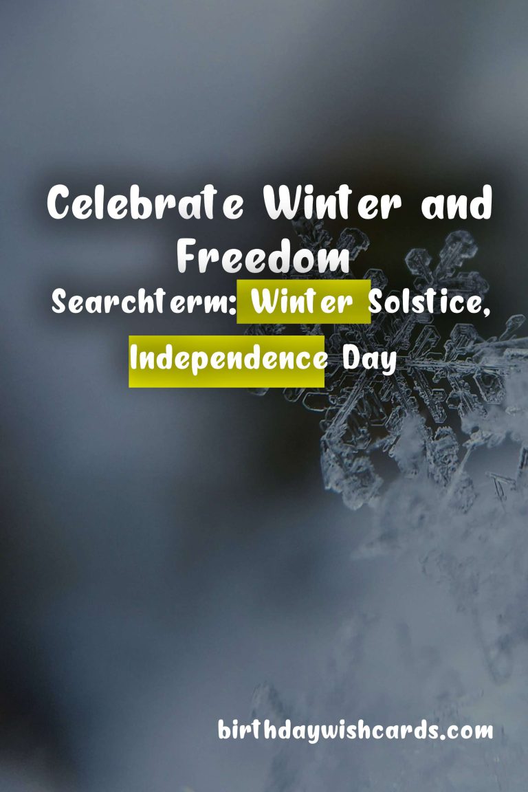 Celebrate the Winter Solstice and Independence Day with These Festive Ideas