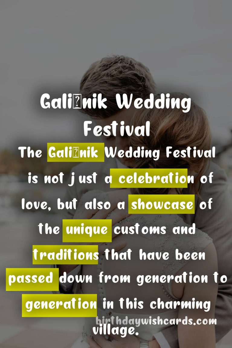 Experience the Tradition and Magnificence of Galičnik Wedding Festival