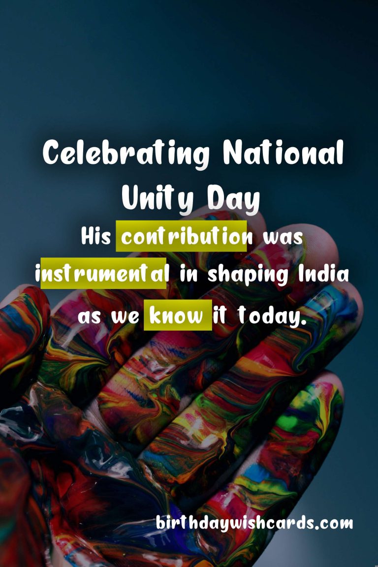 National Unity Day: Celebrating Diversity and Harmony
