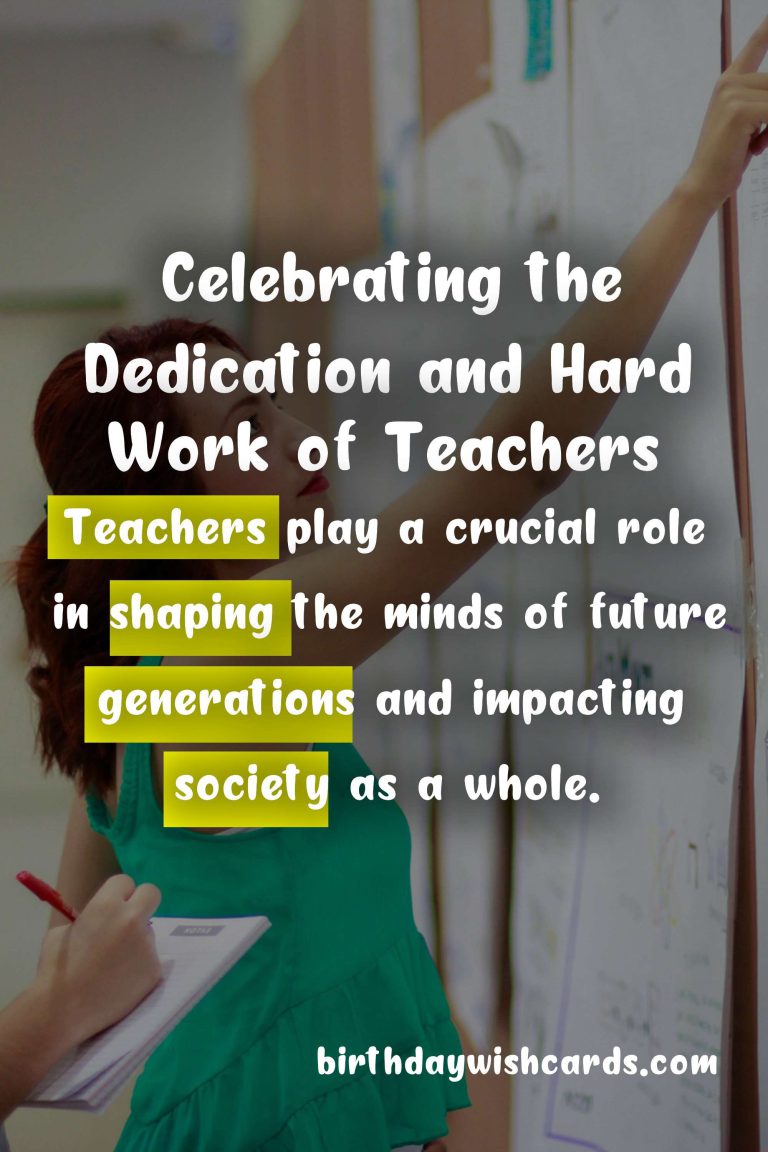 World Teachers’ Day – Celebrating the Valuable Contribution of Educators