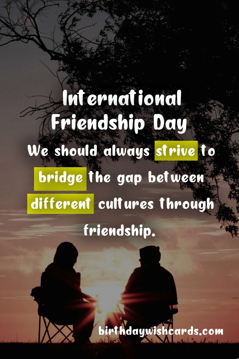 Jul 30: International Friendship Day