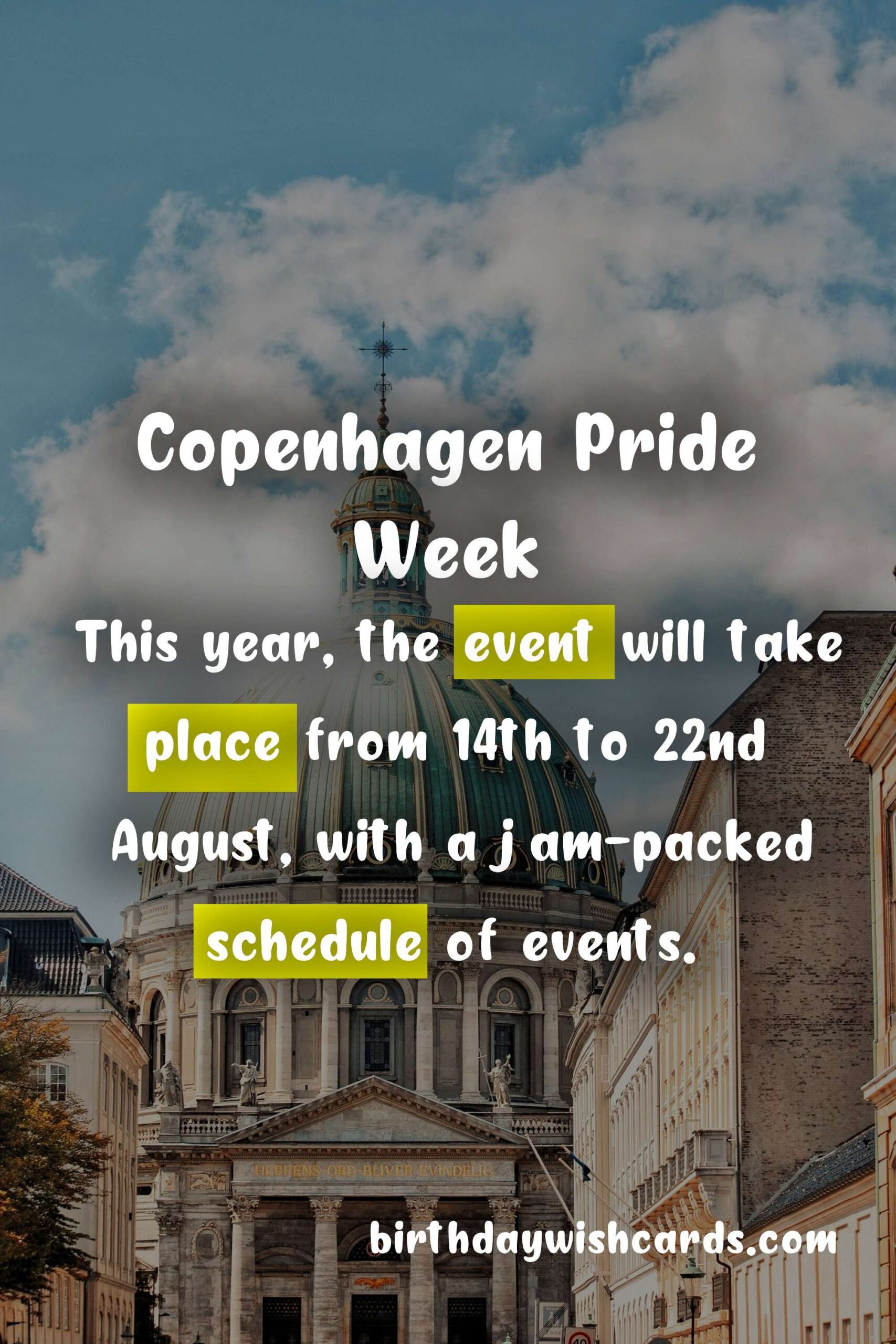 Birthday Wish Cards | Copenhagen Pride Week: Celebrating Diversity and Inclusion from 14-22 August
