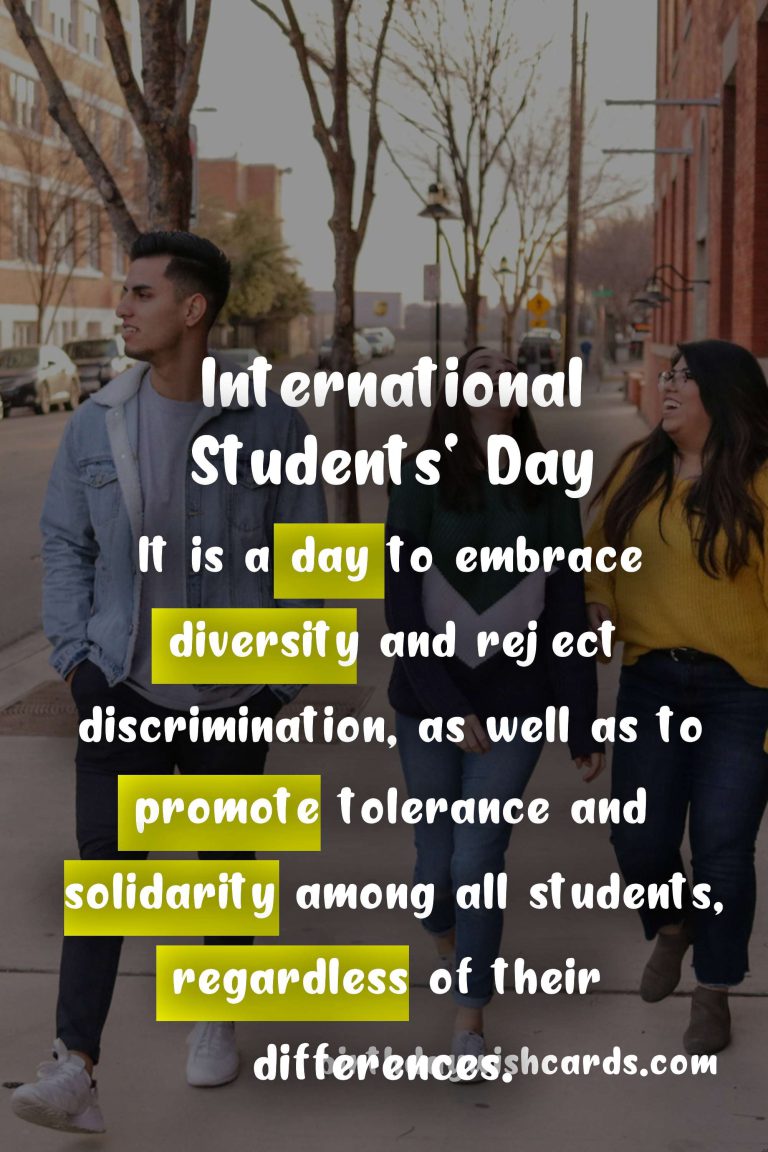 International Students’ Day – November 17: A Celebration of Diversity and Unity