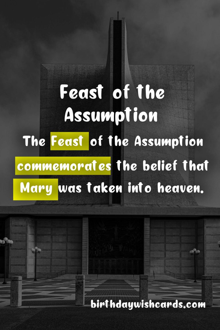 Feast of the Assumption: Celebrating the Blessed Virgin Mary