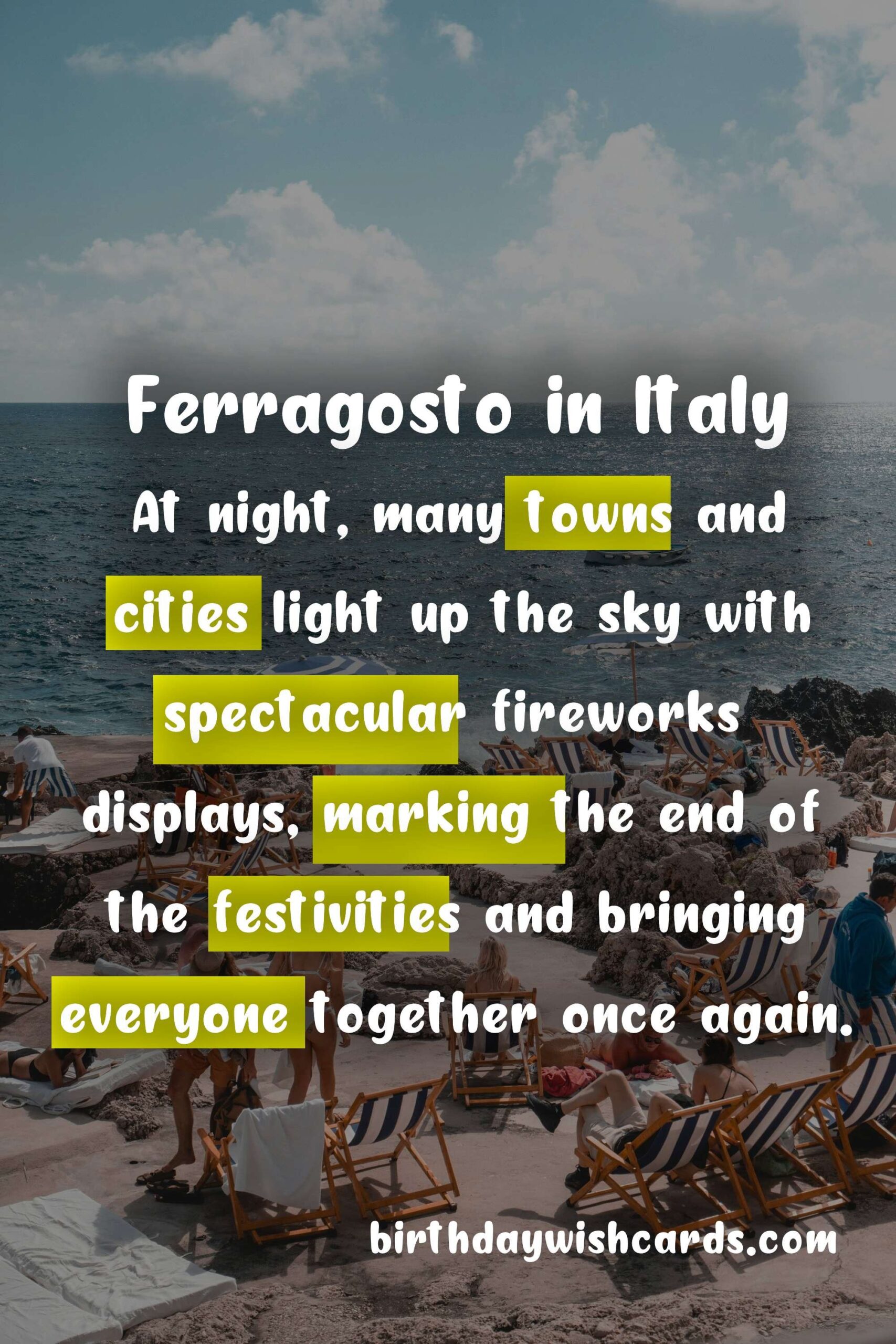 Birthday Wish Cards | Ferragosto: Celebrating August 15th in Italy