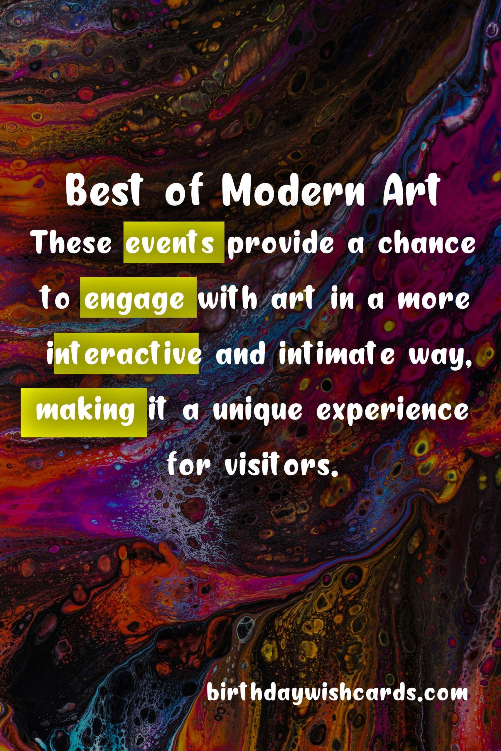 Birthday Wish Cards | Experience the Best of Modern Art at Biennale di Arti Visive in Venice: May - November