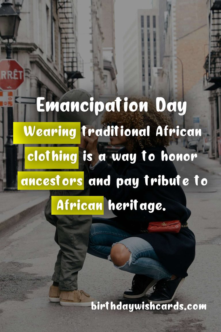 Emancipation Day – First Monday in August