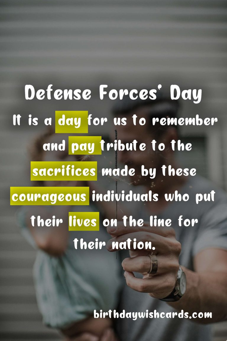 August 12: Defense Forces’ Day – Celebrating Our Soldiers and Their Courage
