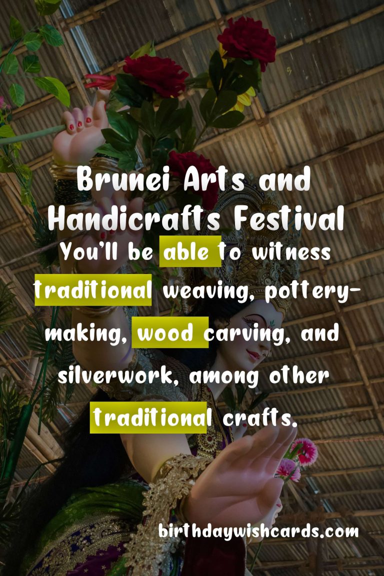 Experience the Vibrant Culture at Brunei Arts and Handicrafts Festival (March)