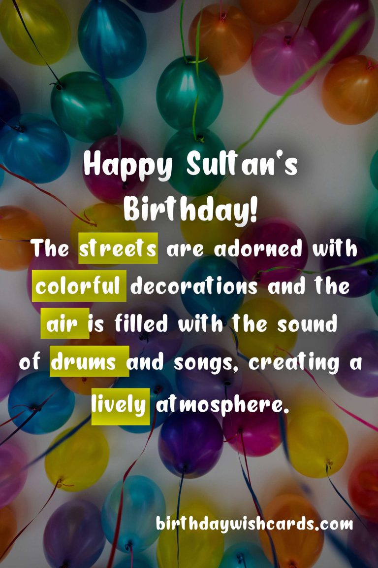 Celebrate Sultan’s Birthday with Us on 15 July!