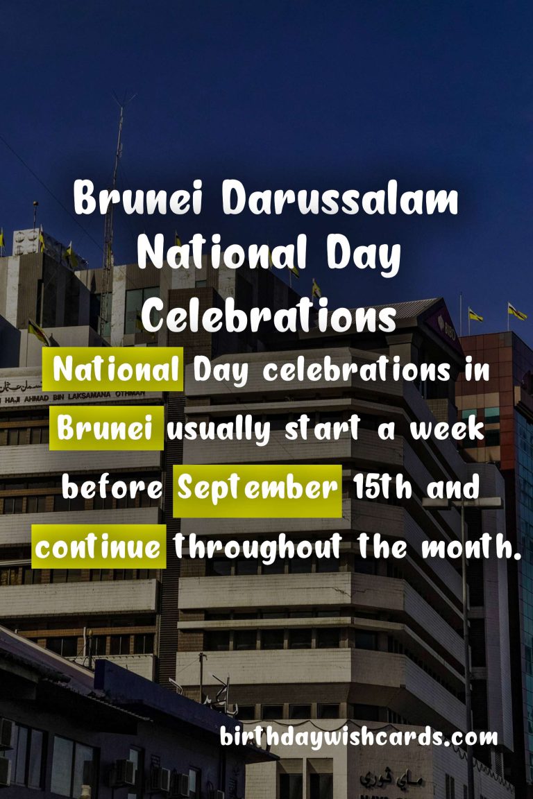 Brunei Darussalam Celebrates National Day on September 15th