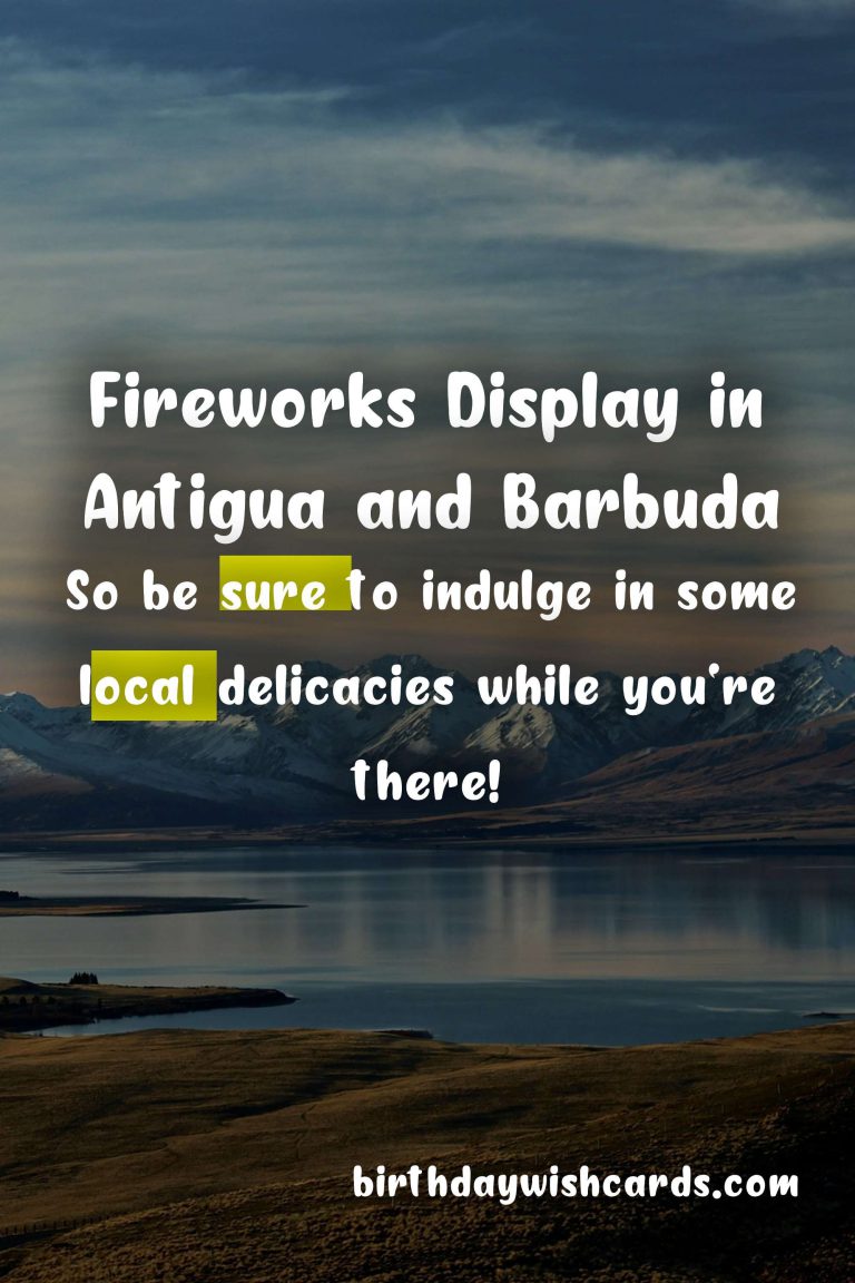 New Year’s Eve Fireworks in Antigua and Barbuda