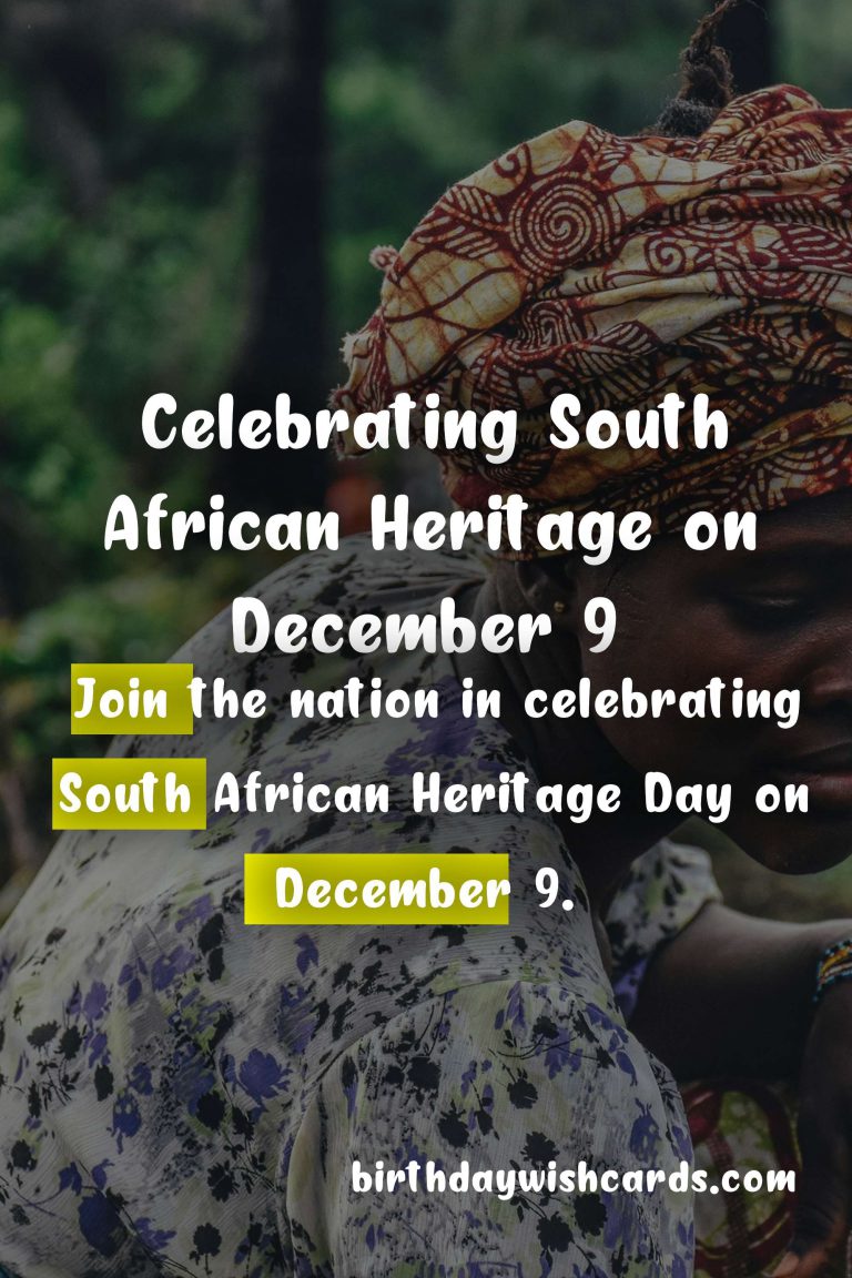 Celebrate South African Heritage on December 9 with Food, Music, and Gatherings