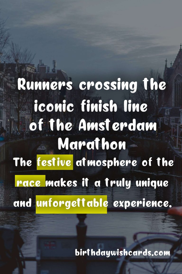 Amsterdam Marathon – October: The Perfect Fall Race for Every Runner