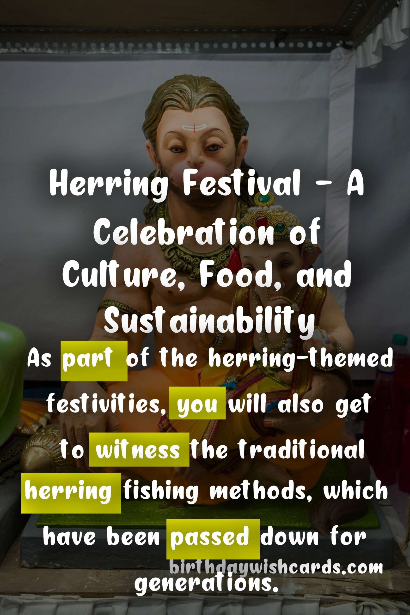 Birthday Wish Cards | Herring Festival - Celebrating the Tasty Fish in June