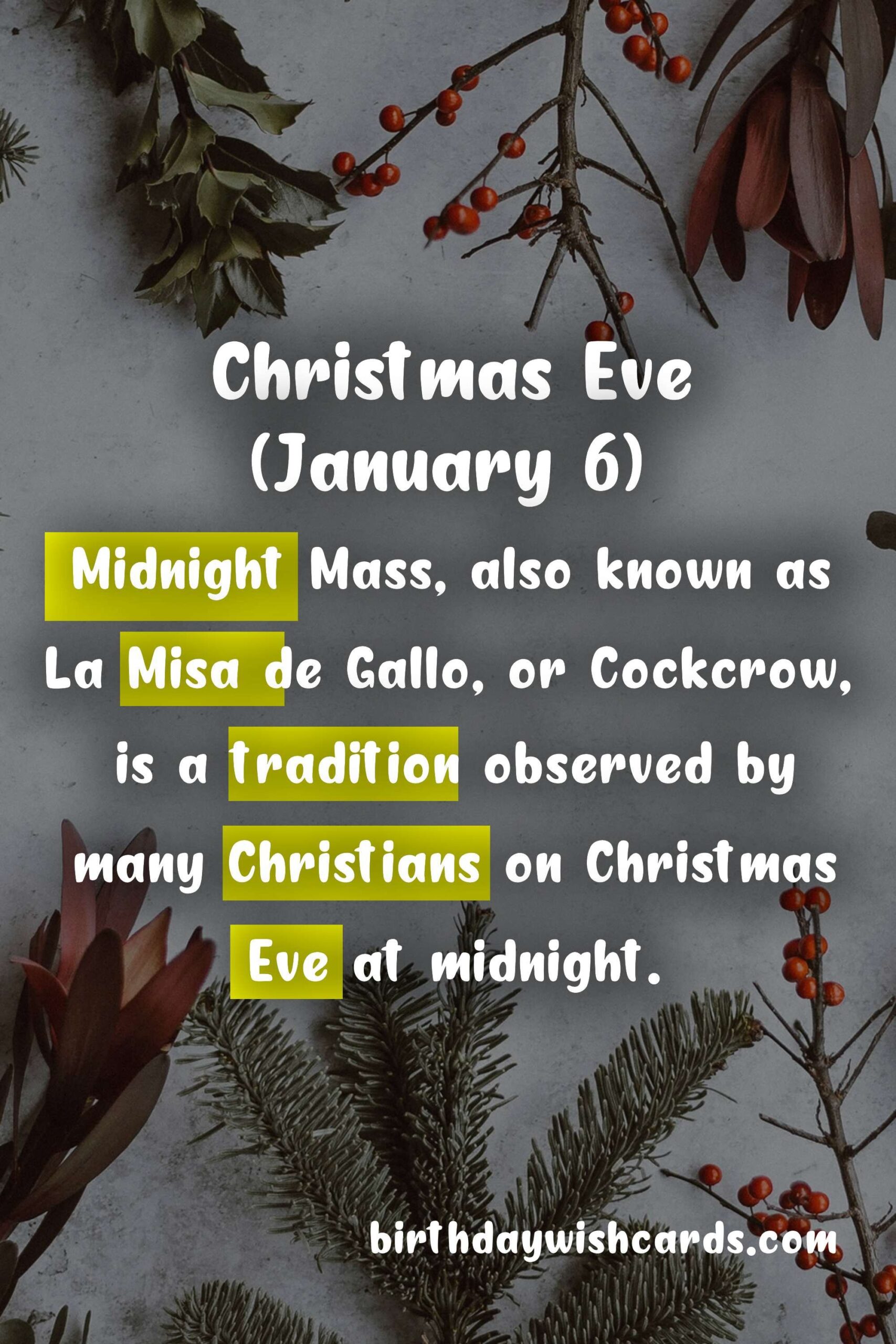 The Magic of Christmas Eve (January 6)