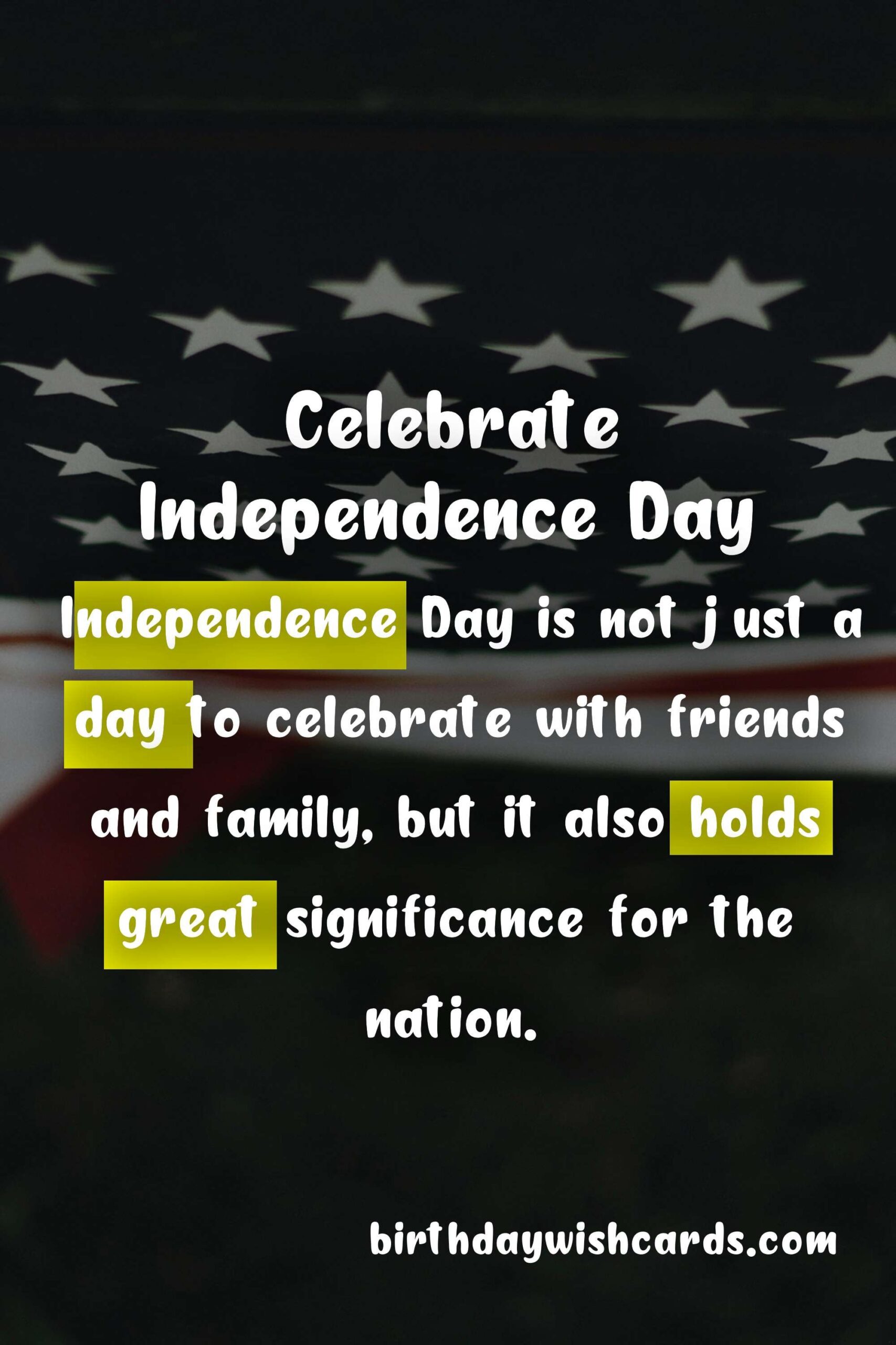 Celebrate Independence Day - July 10