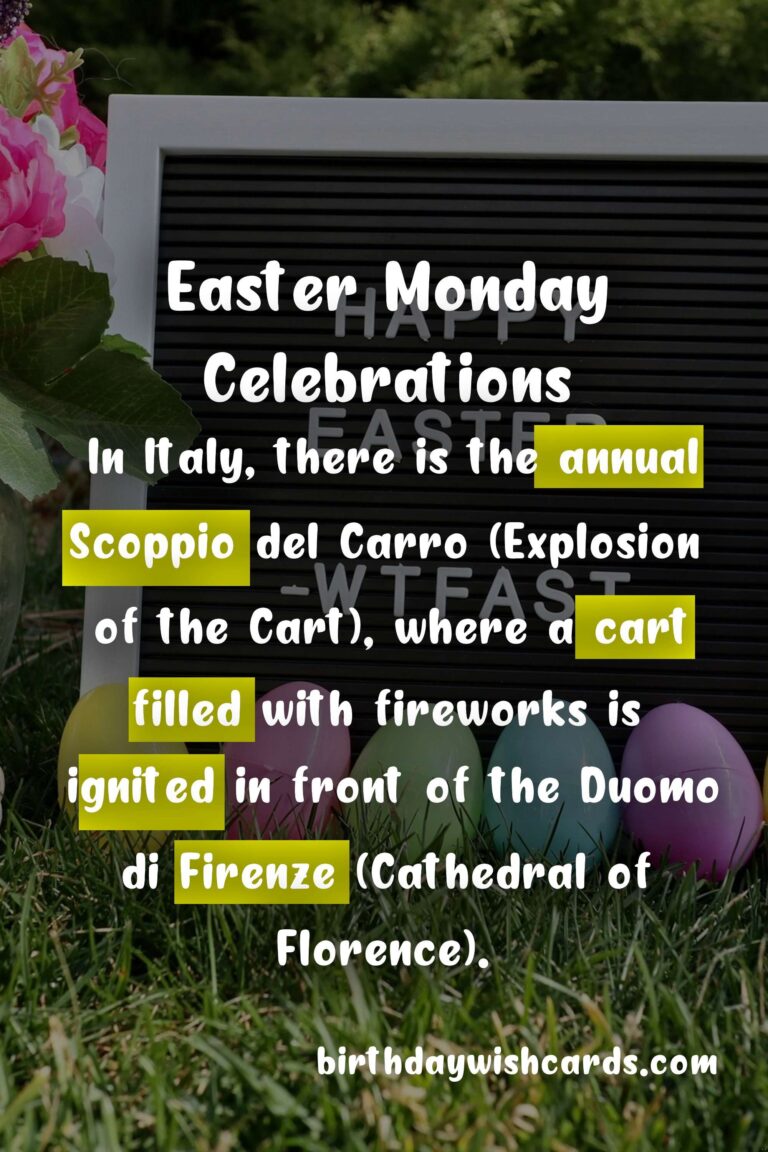 Easter Monday – A Celebration of Joy and Renewal