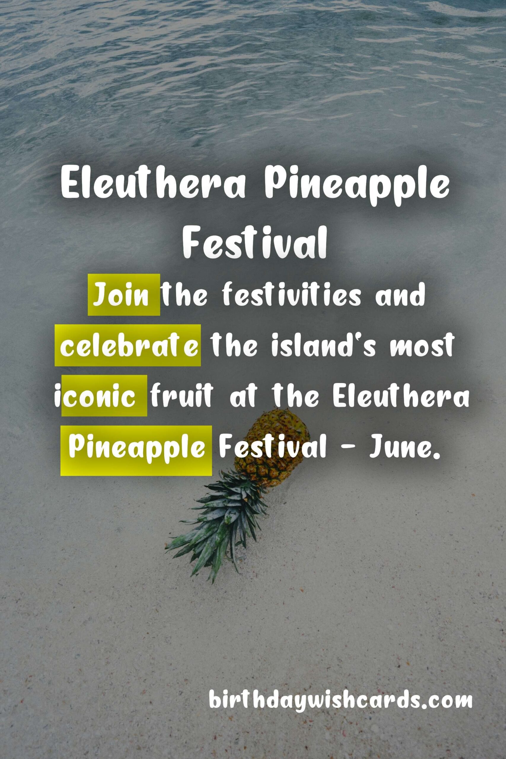 Experience the Sweetness of Eleuthera Pineapple Festival - June