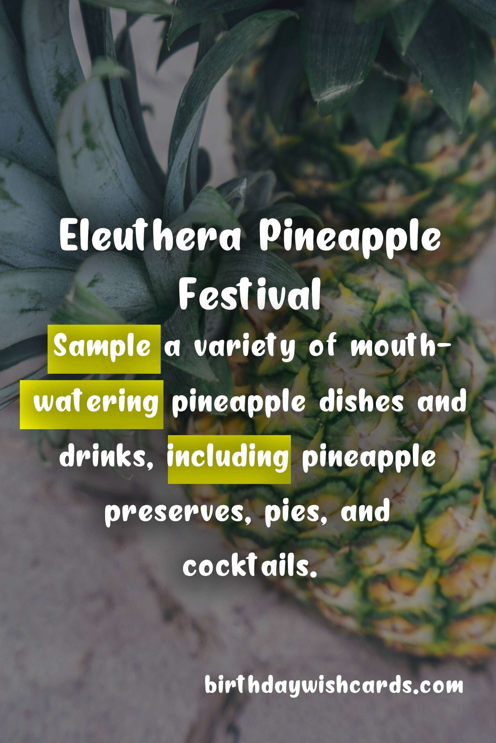 Experience the Sweetness of Eleuthera Pineapple Festival - June