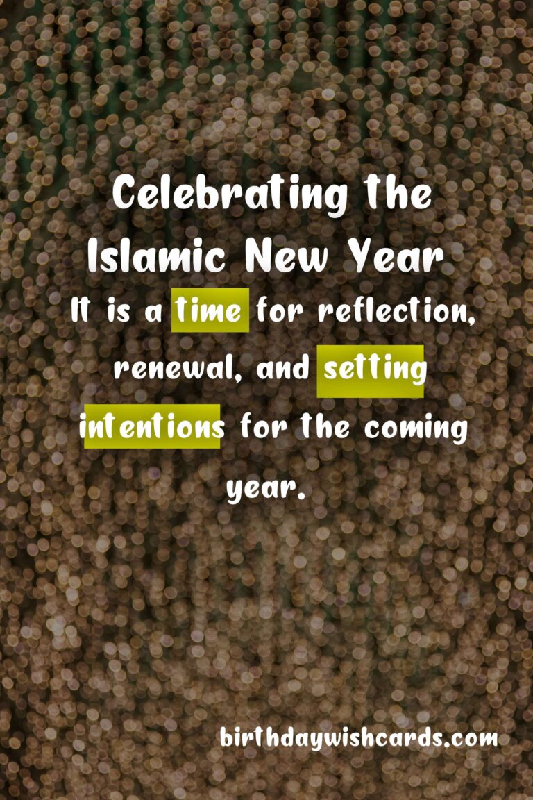 Celebrating the Islamic New Year – The 1st Day of Muharram