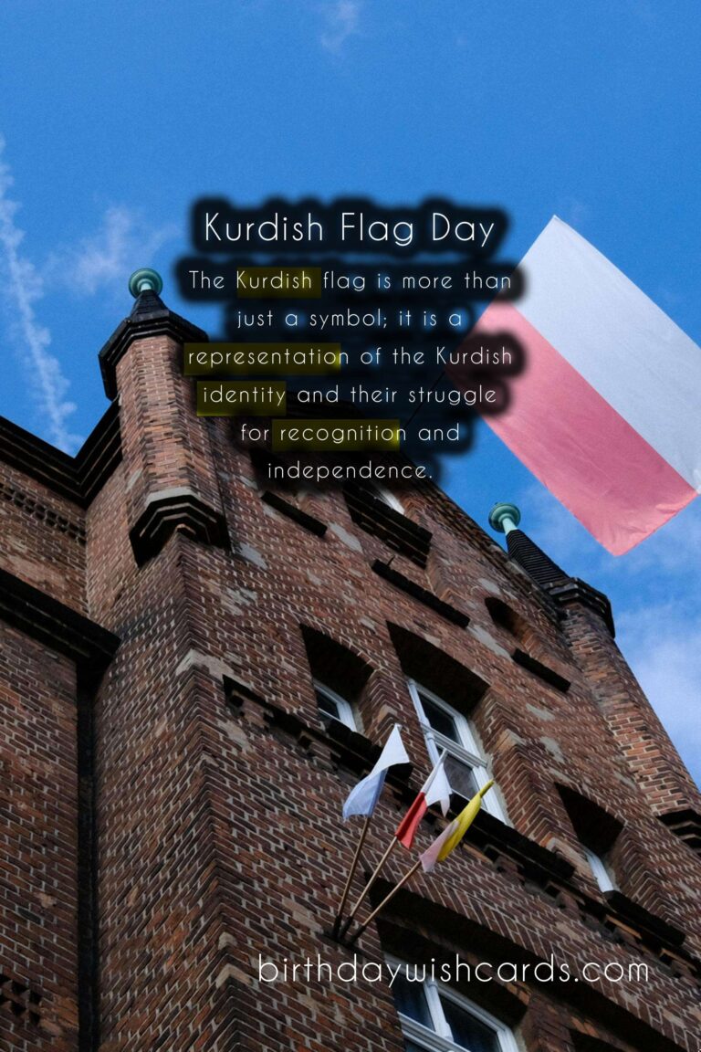 Kurdish Flag Day – Celebrating the Rich History and Culture of Kurdistan
