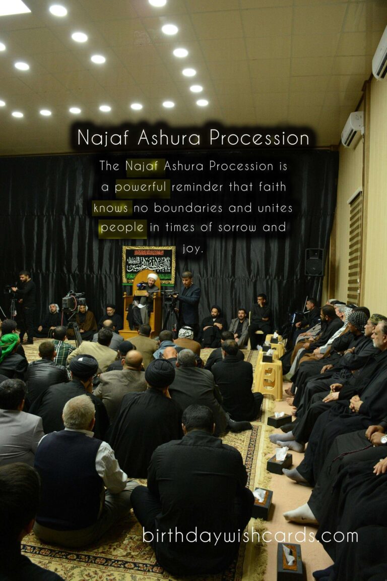Experience the Emotions of Najaf Ashura Procession on the 10th of Muharram