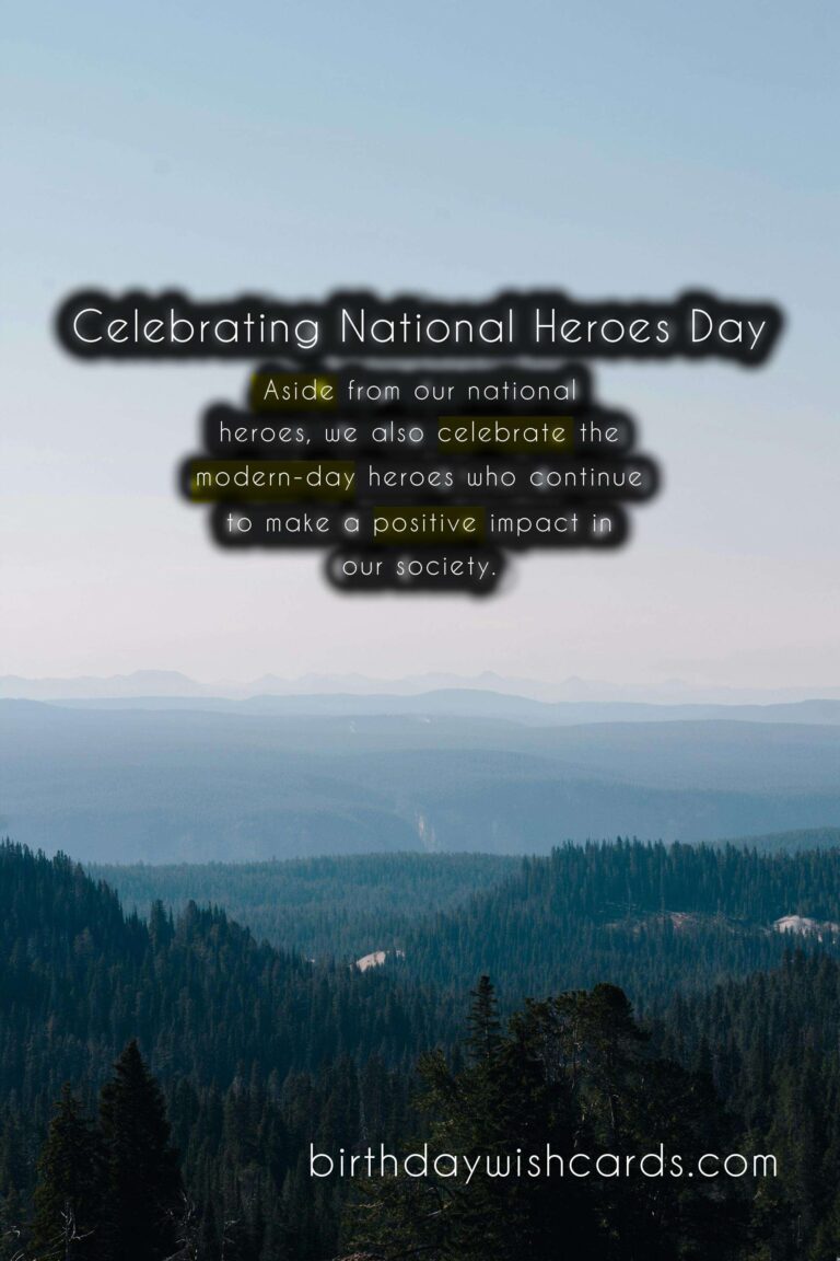 Celebrating National Heroes Day: The Importance of Honoring the Brave