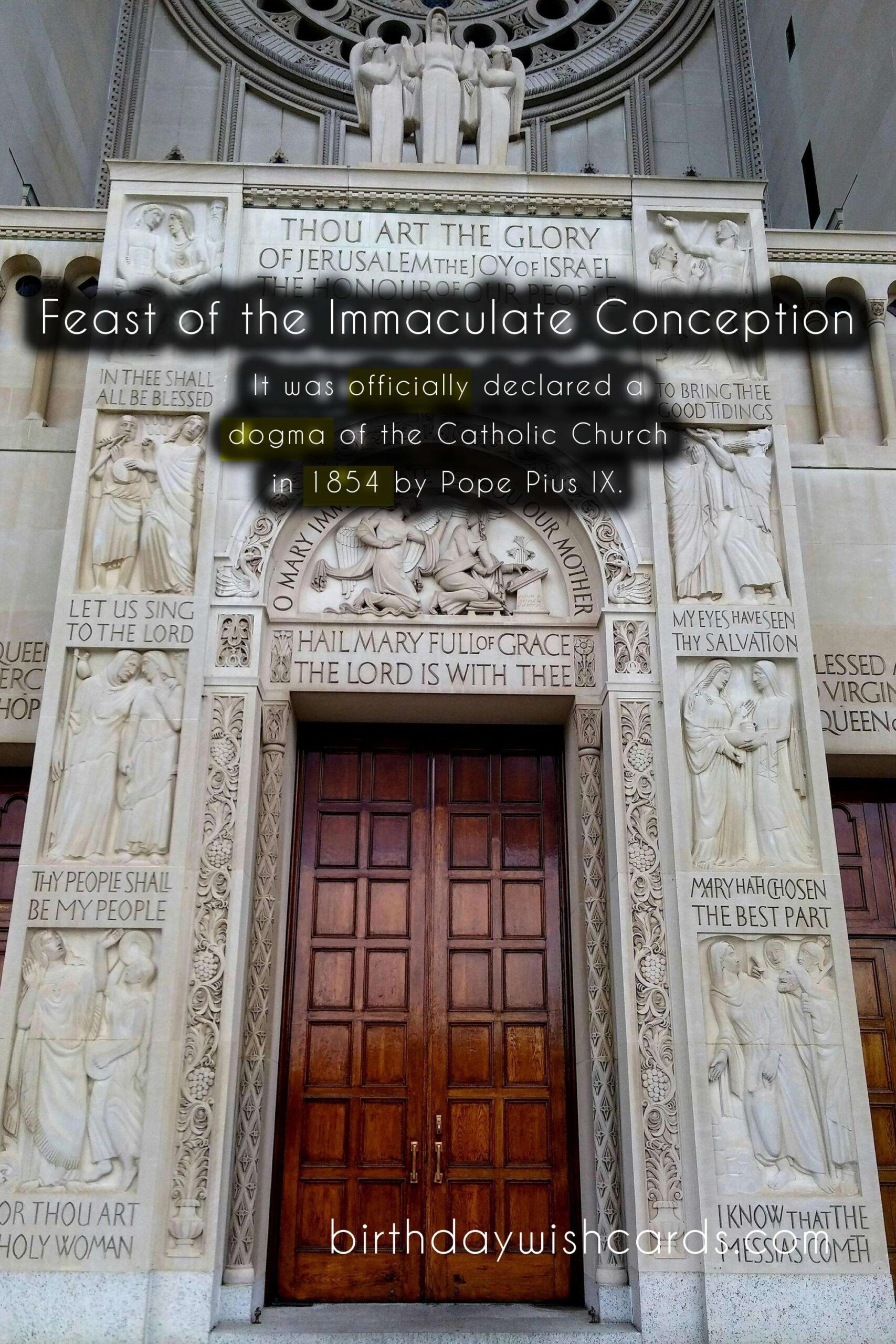 Celebrate the Feast of the Immaculate Conception on December 8!