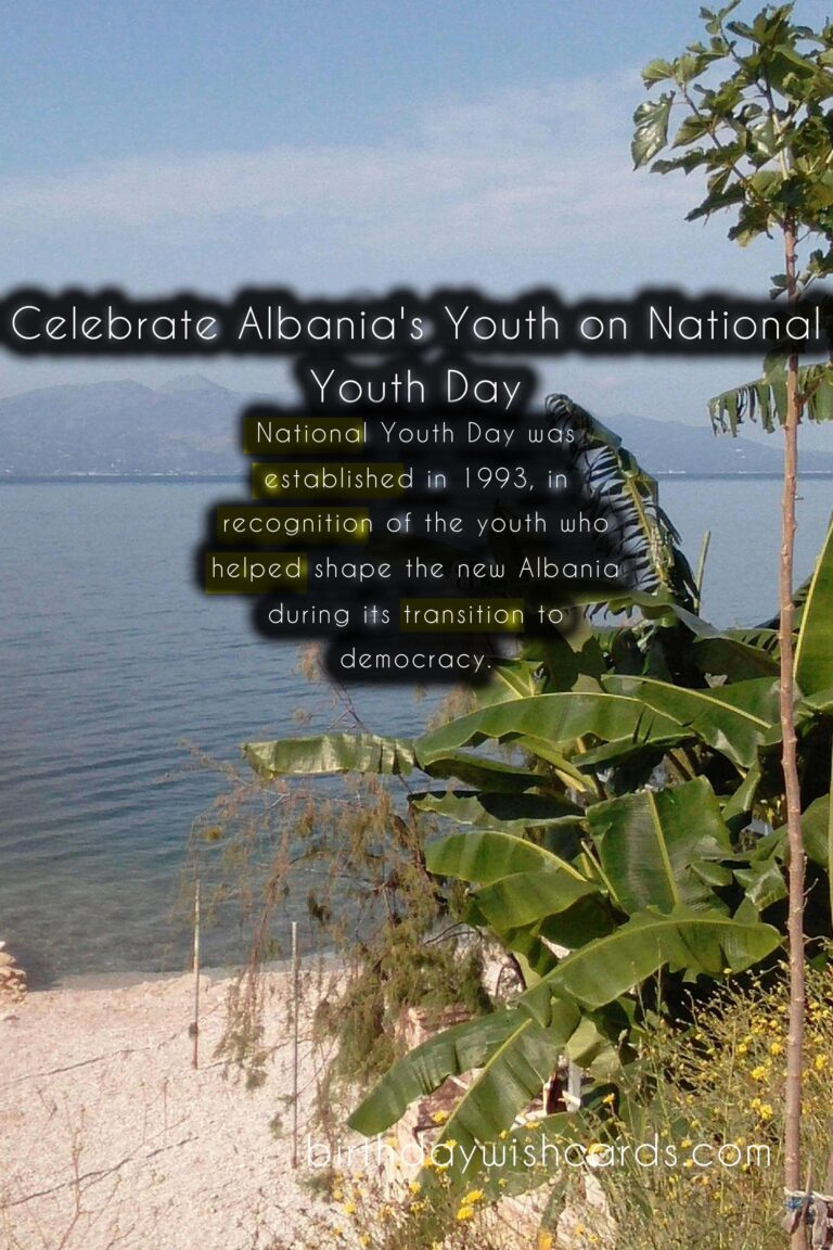 Celebrate Albania’s Youth on National Youth Day!