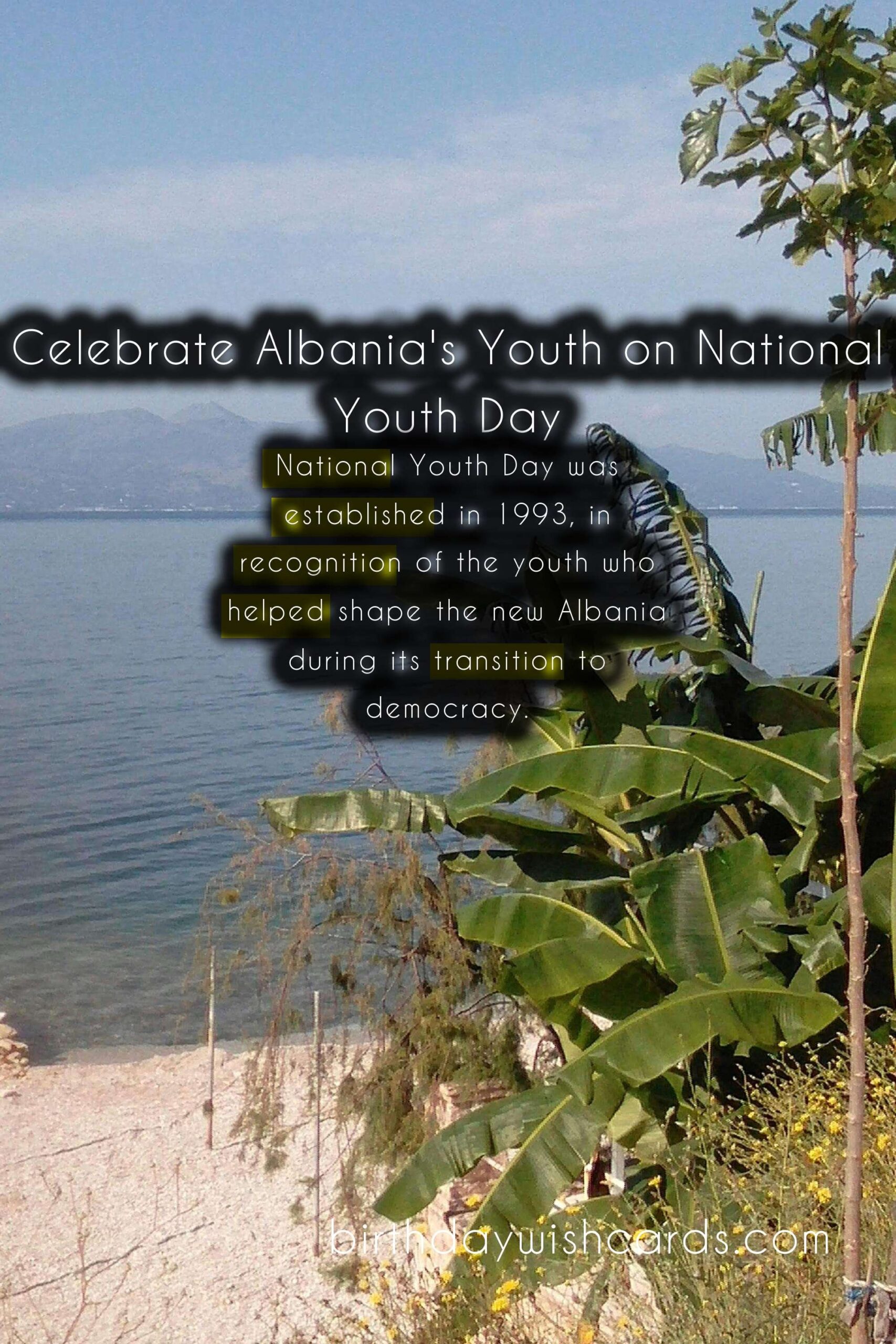 Birthday Wish Cards | Celebrate Albania's Youth on National Youth Day!
