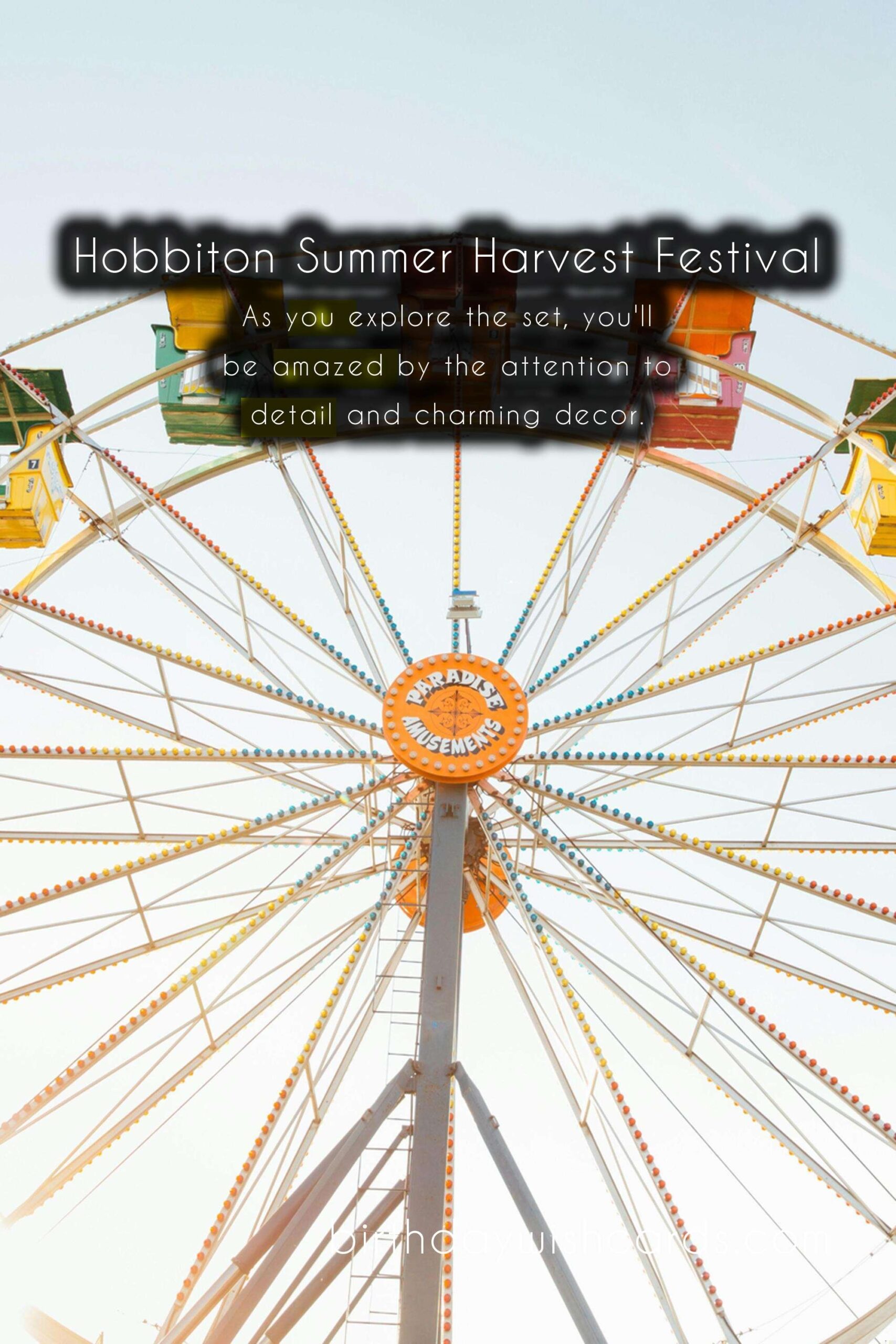 Hobbiton Movie Set Summer Harvest Festival - February