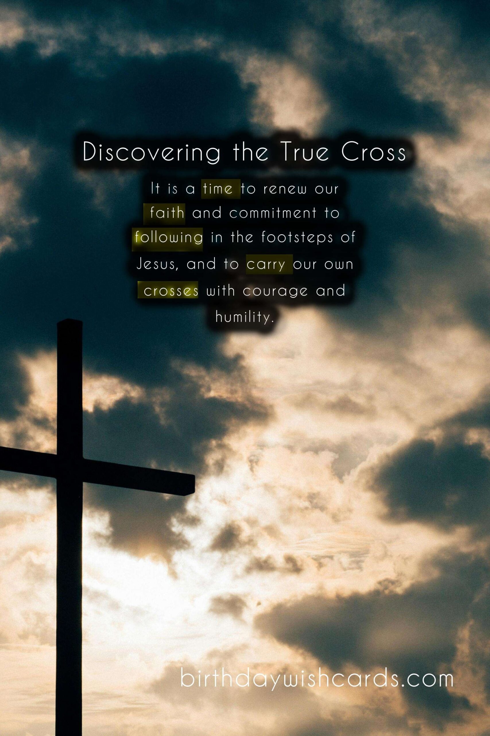 Birthday Wish Cards | The Feast of the Holy Cross - September 14th