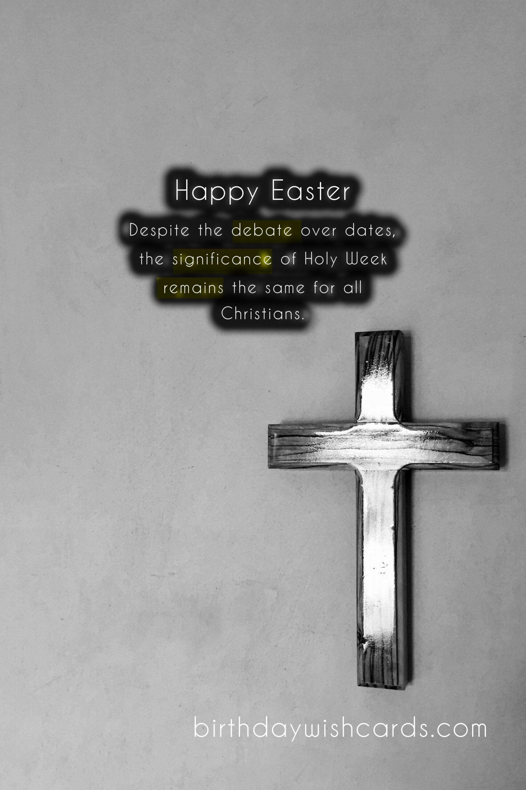 Holy Week (Easter) - Dates vary