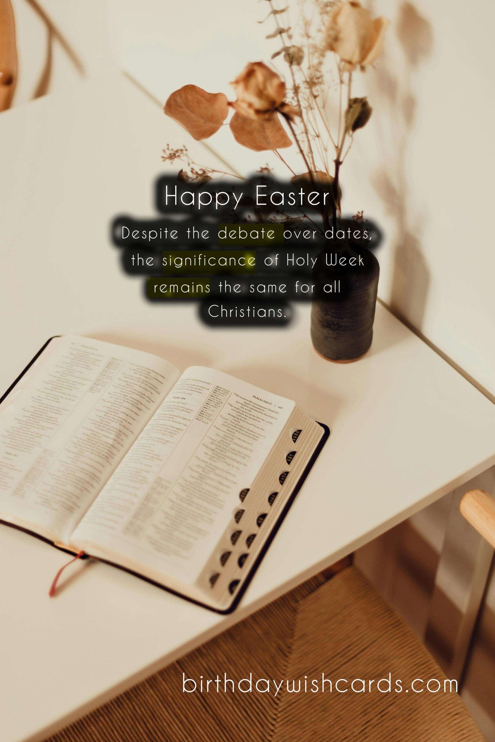 Holy Week (Easter) - Dates vary