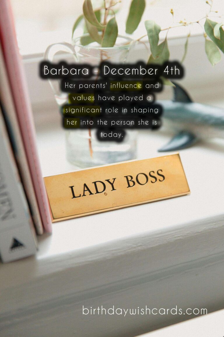 Barbara – December 4th