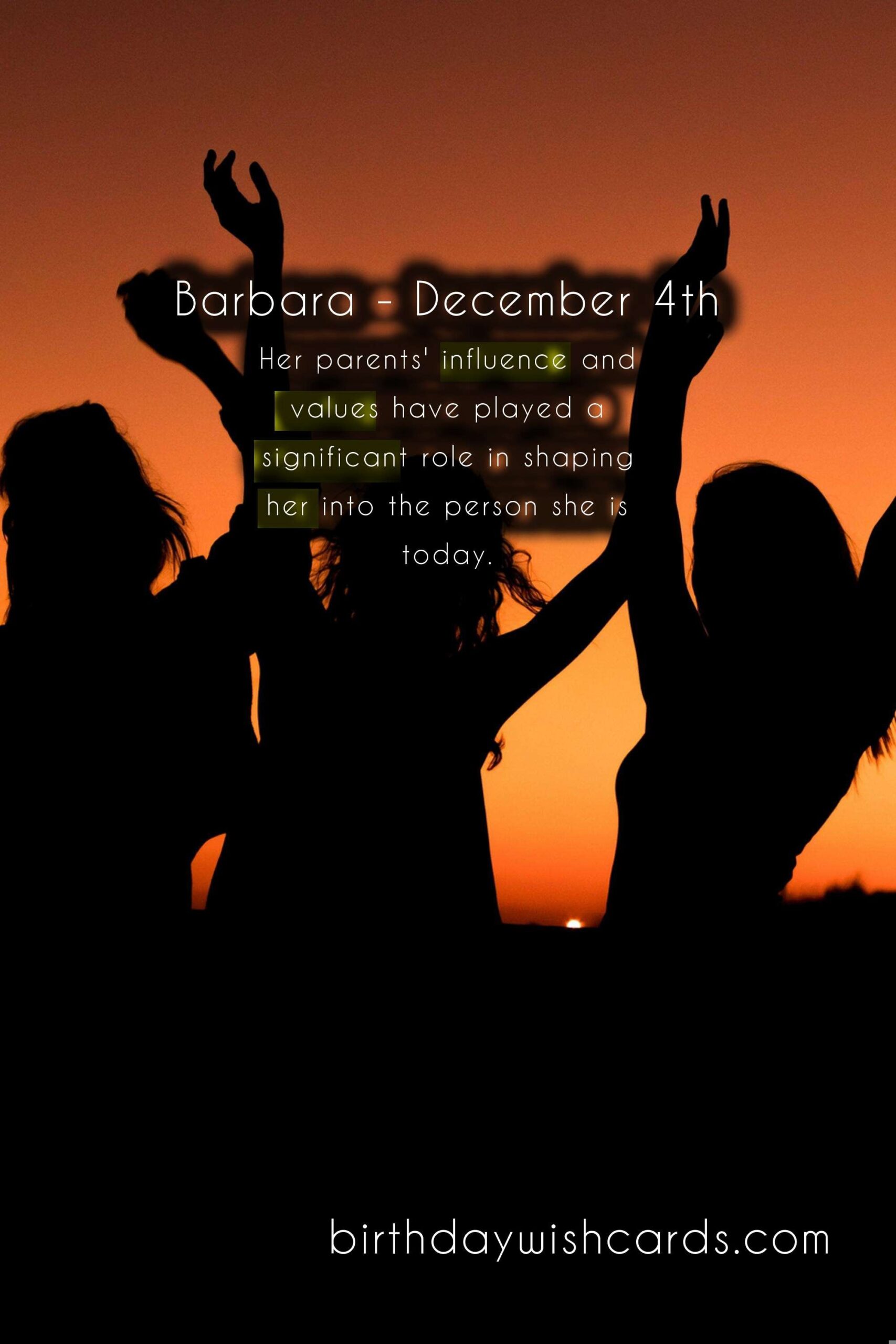 Barbara - December 4th