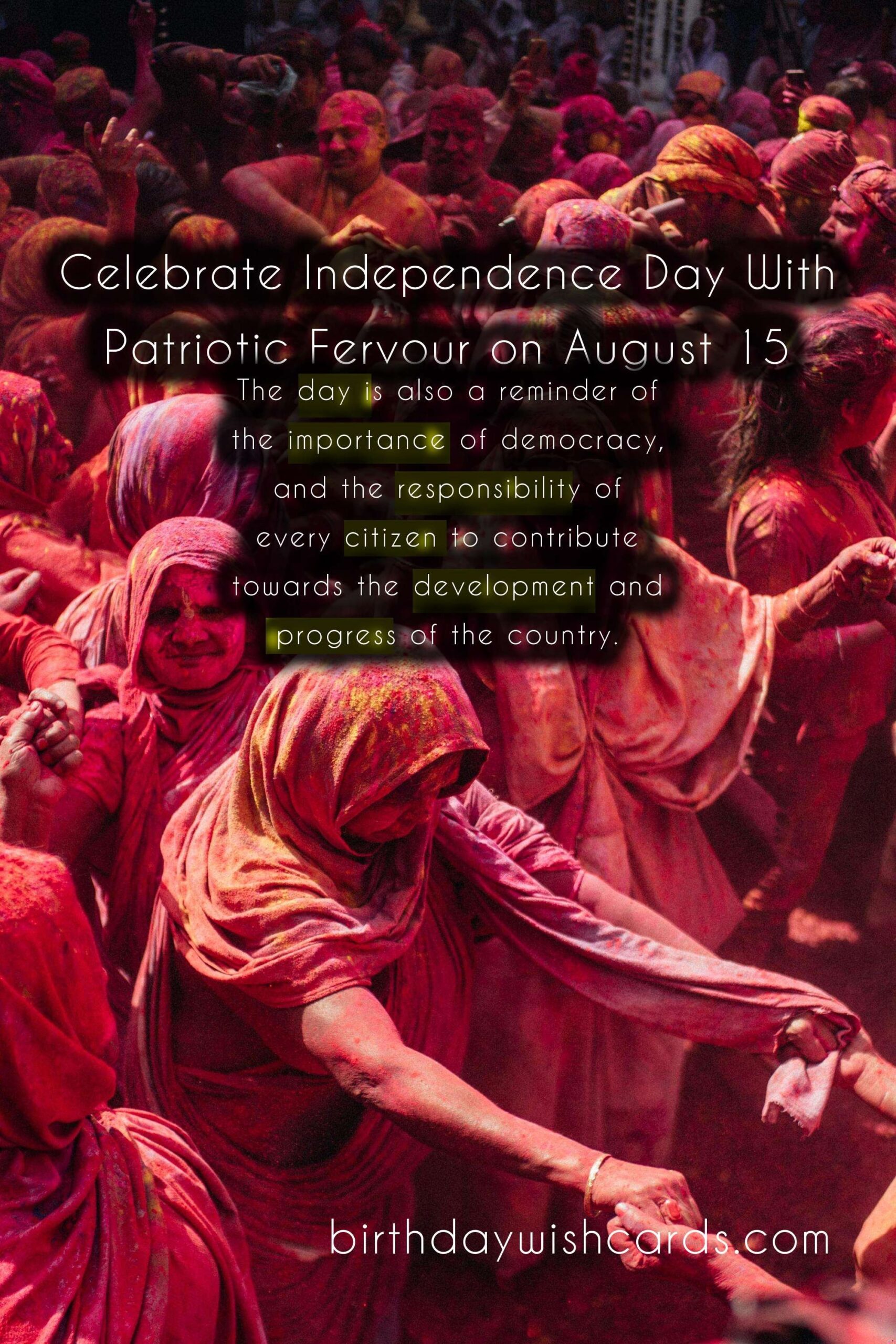 Birthday Wish Cards | Celebrate Independence Day With Patriotic Fervour on August 15