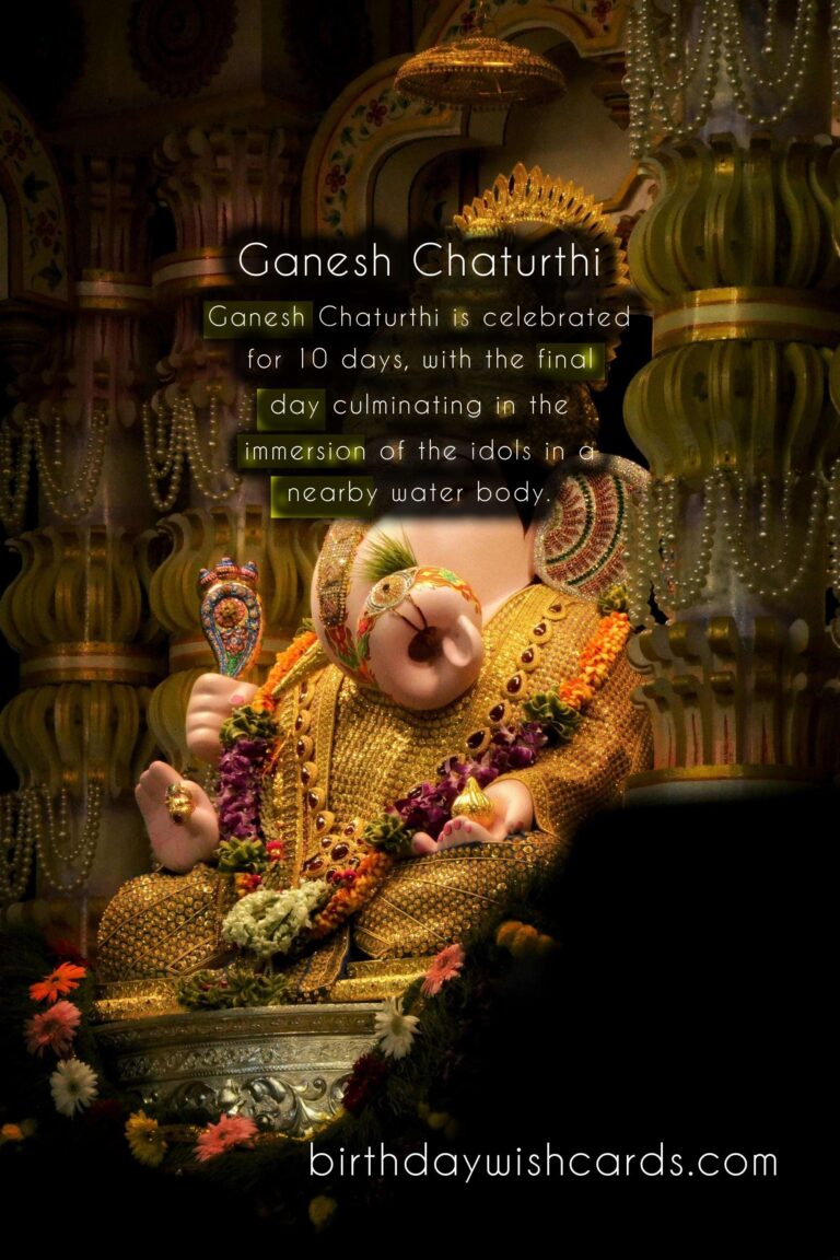 Ganesh Chaturthi: Celebrating the Birth of the Elephant-Headed God